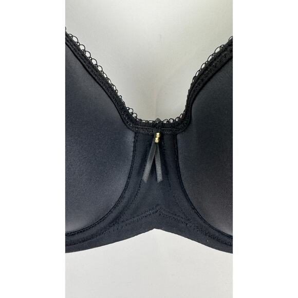 Wacoal Basic Beauty Spacer Underwire T Shirt Bra Womens 34C Black New Intimates - Picture 7 of 11